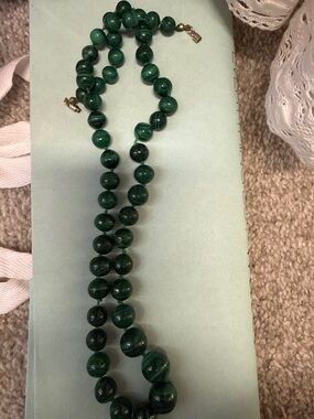 Green Beaded Necklace - Women Jewelry